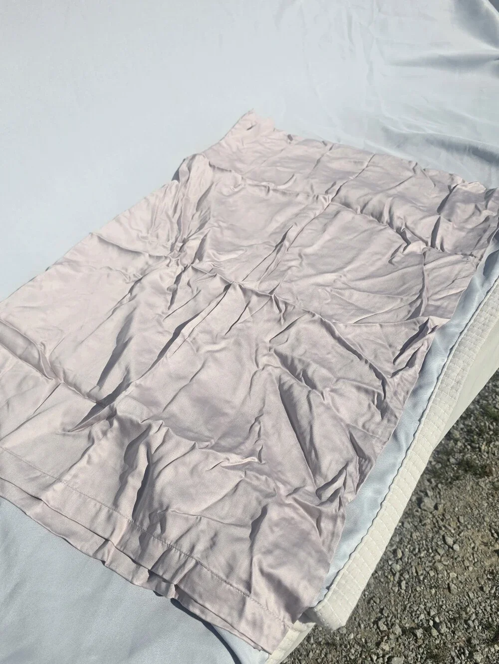Quince SOFT BLUSH Bamboo Twin Fitted Sheet Set 1 Standard Pillow Case
